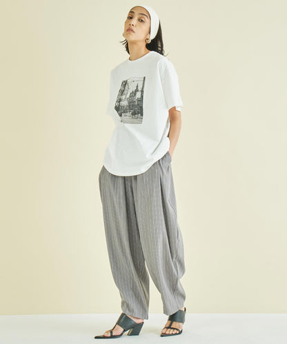 フォト プリント オーバーサイズ Tシャツ 363-9620