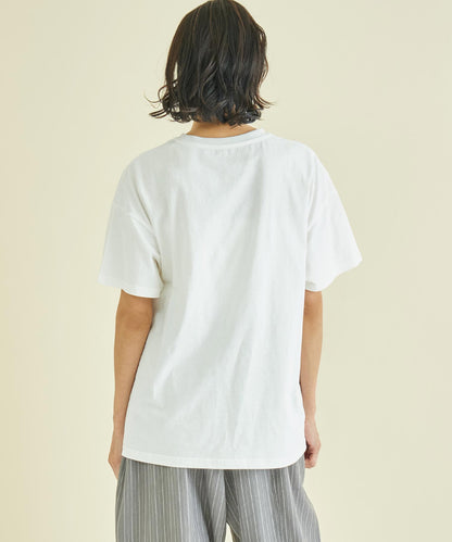 フォト プリント オーバーサイズ Tシャツ 363-9620