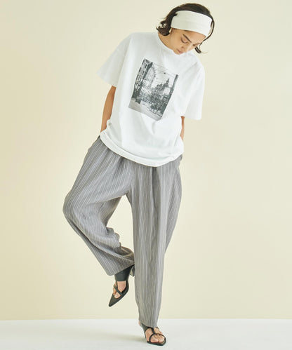 フォト プリント オーバーサイズ Tシャツ 363-9620