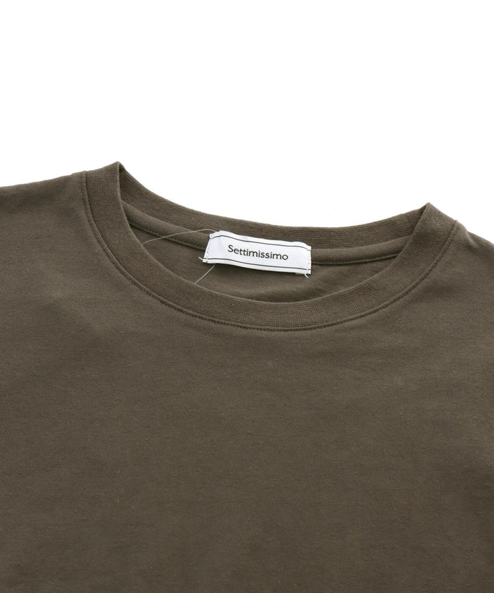 USAコットン シンプル クルーネック Tシャツ 363-9671