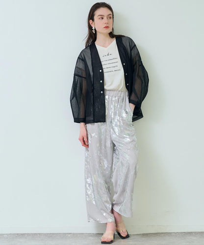 Eimee Law メッシュ コクーン スリーブ ジャケット 365-9684