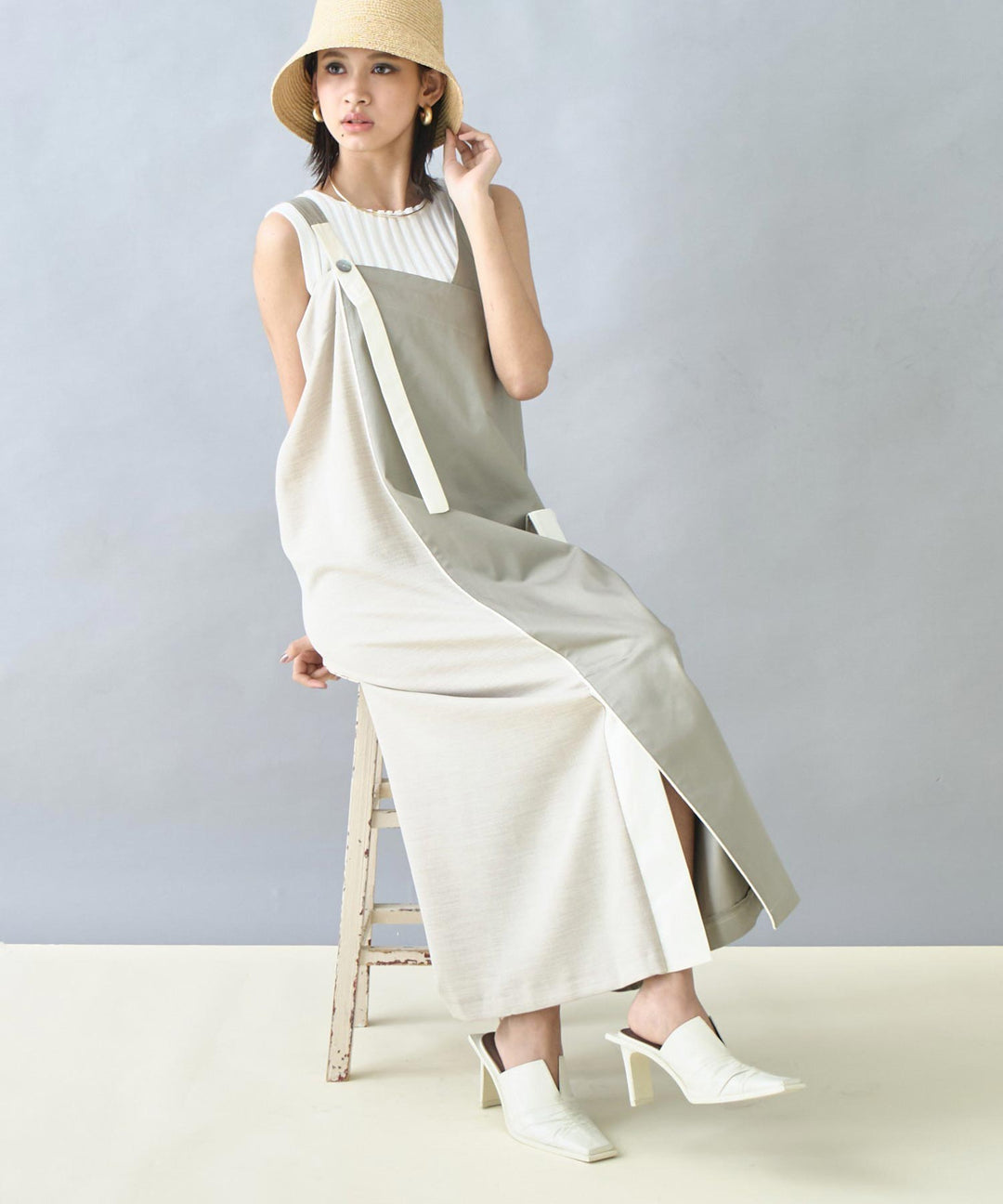 EimeeLaw アシンメトリー ジャンパースカート 367-9683