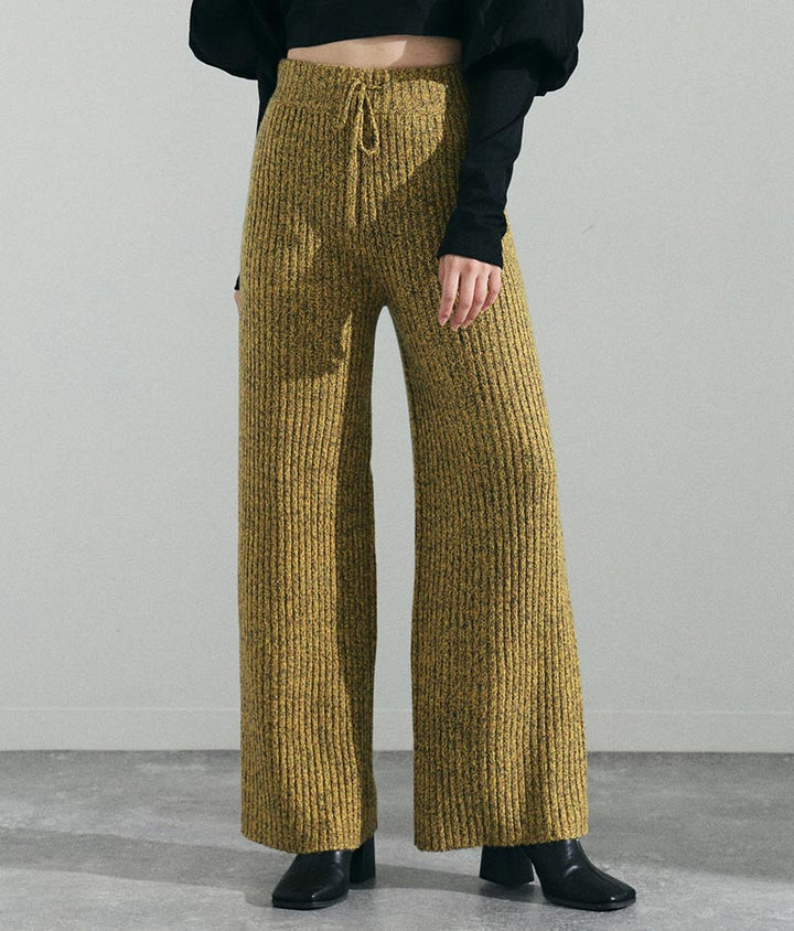 メランジニット ロングパンツ 362-8567