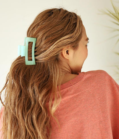 クリーミークリアスクエアビッグバンスクリップ 819-6519