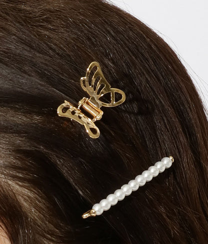 バタフライ ヘアピン セット 529-6340
