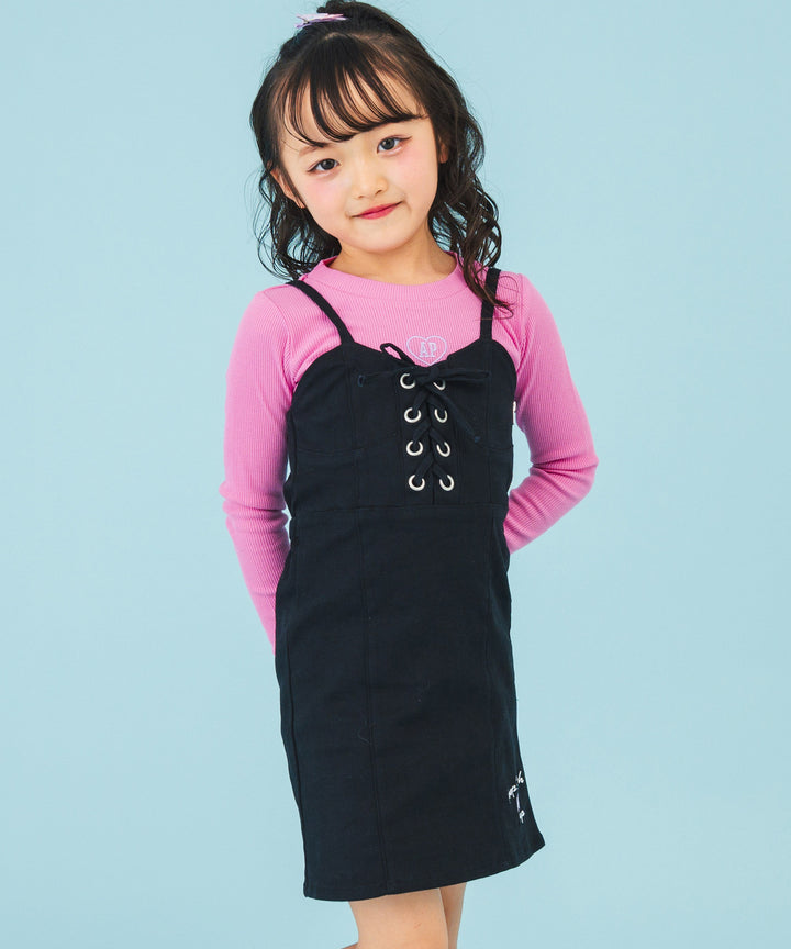 ブラック(110サイズ着用/身長：約113cm)