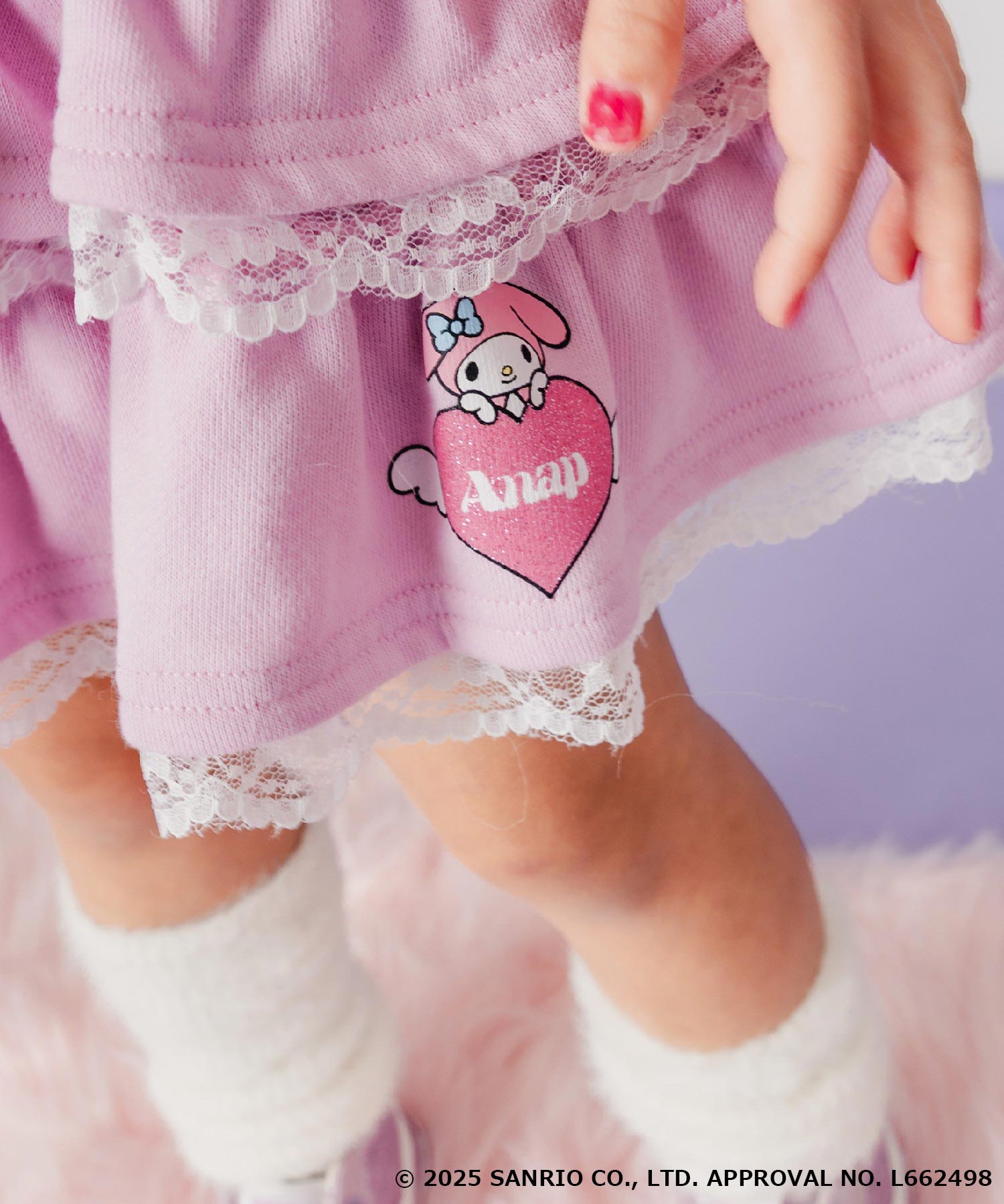 ライトピンク(110サイズ着用/身長：約103cm)