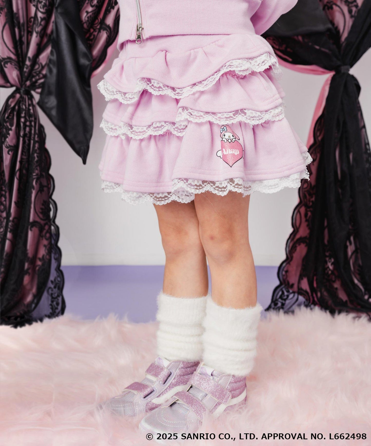 ライトピンク(110サイズ着用/身長：約103cm)