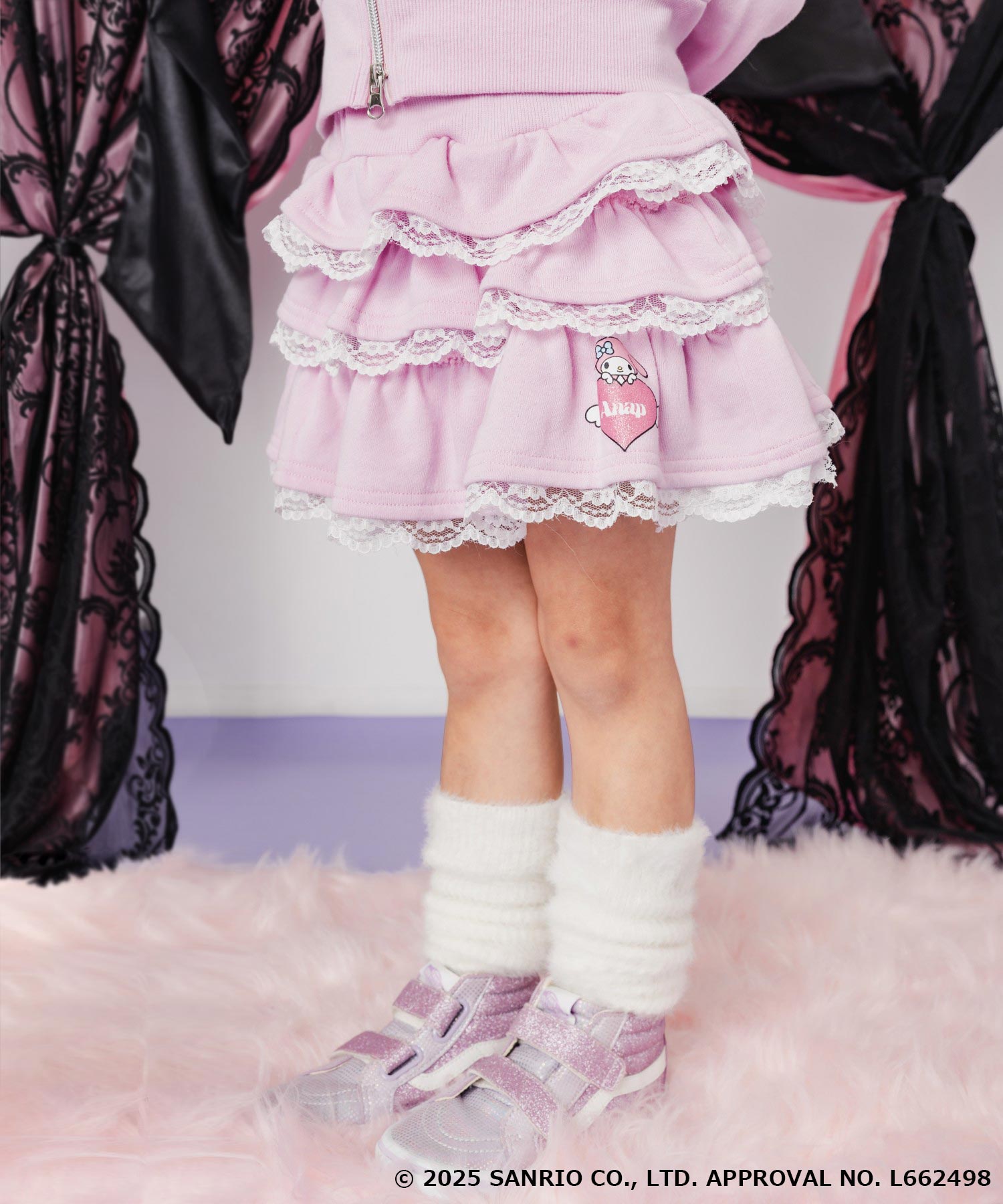 ライトピンク(110サイズ着用/身長：約103cm)