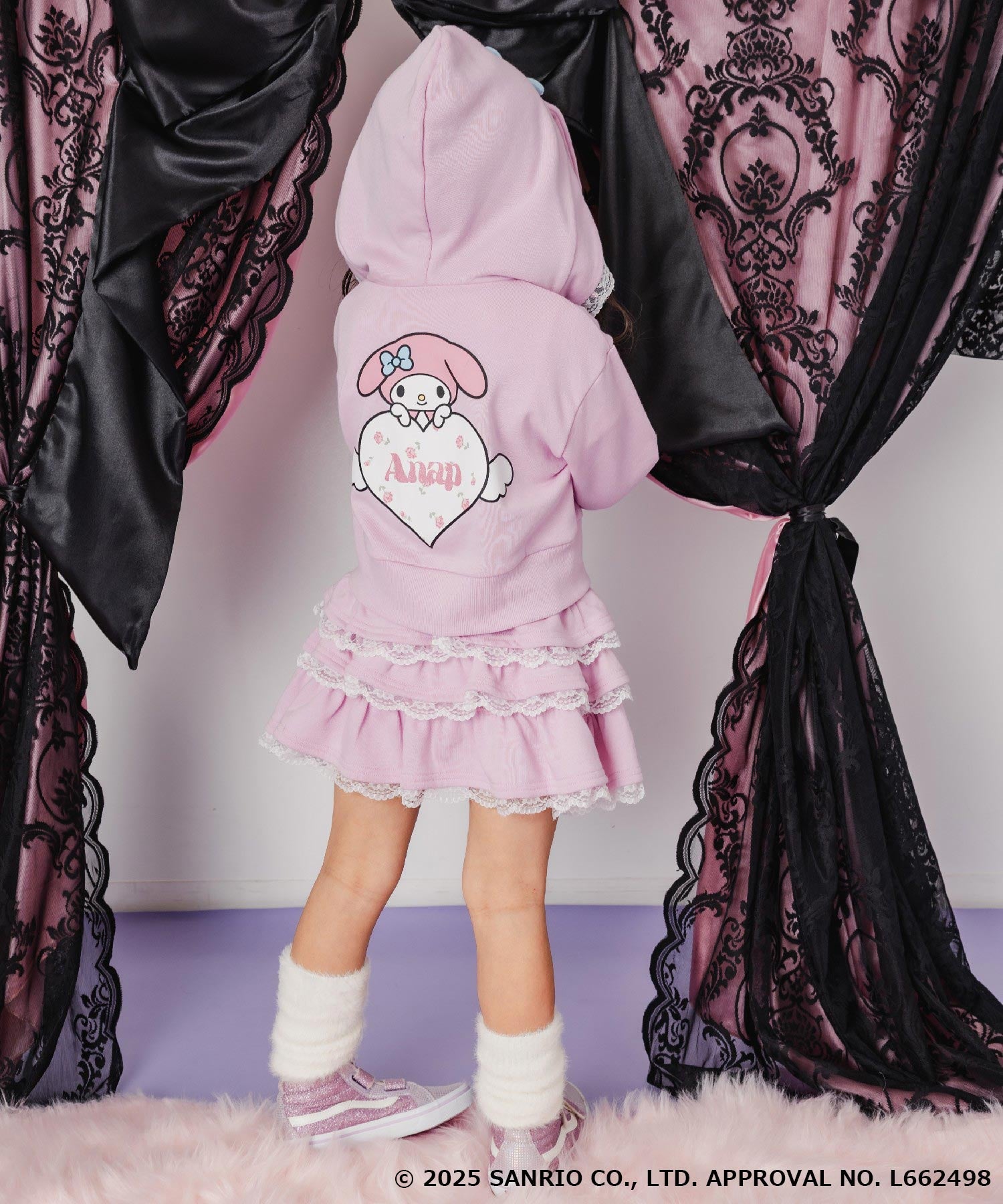 ライトピンク(110サイズ着用/身長：約103cm)