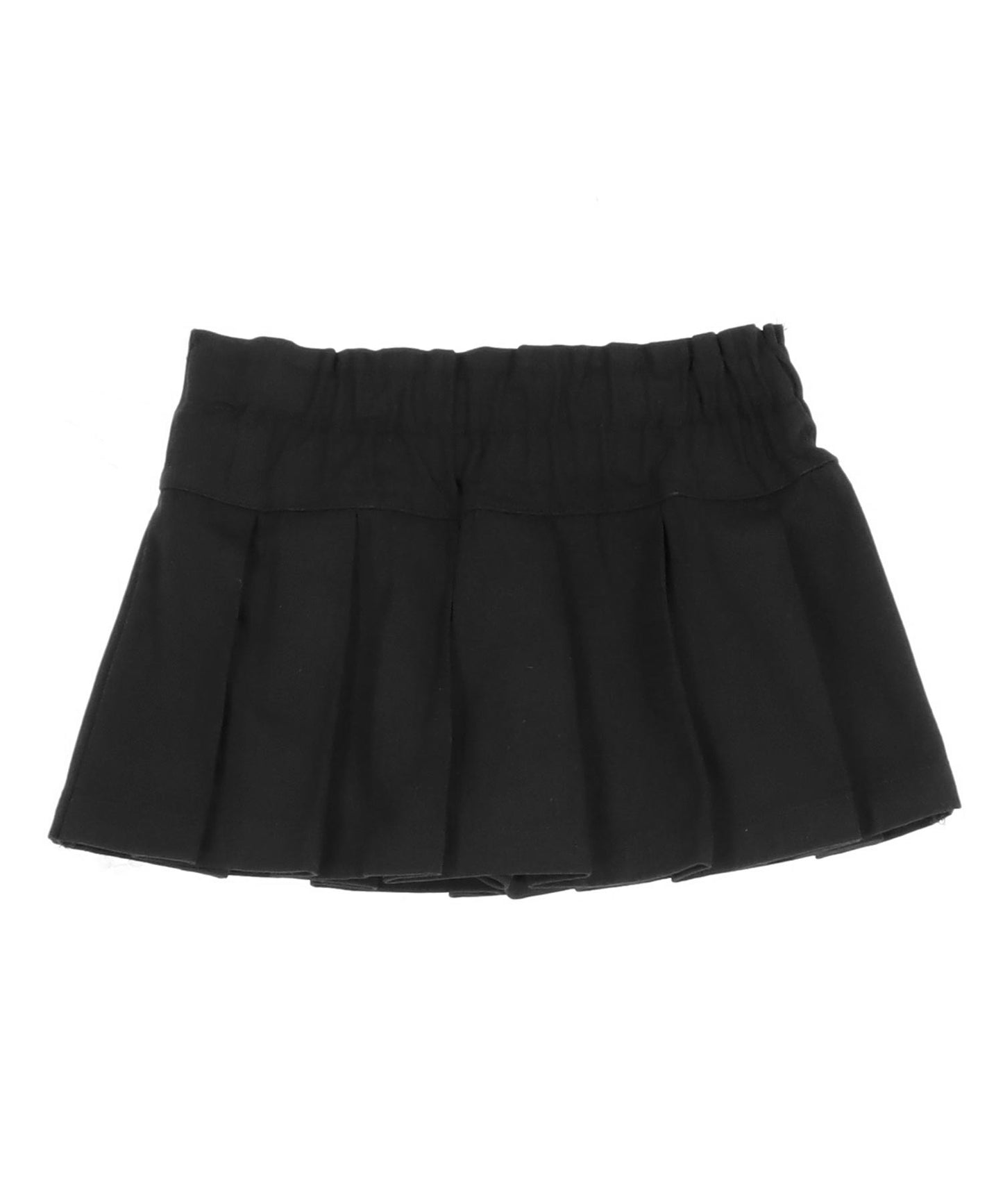 チャーム付 ハートボタン ハーフ プリーツ スカート 421-3507