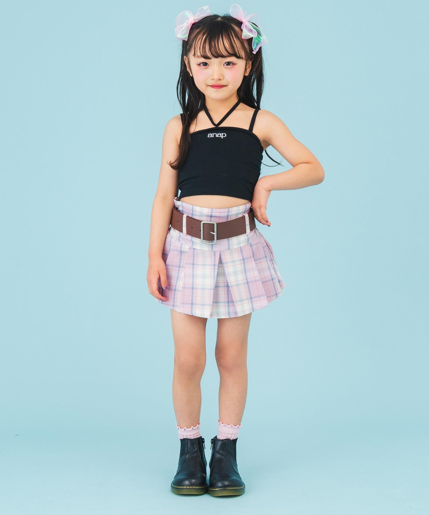 ベルト付 プリーツ スカート 421-3518 – ANAP オンラインショップ