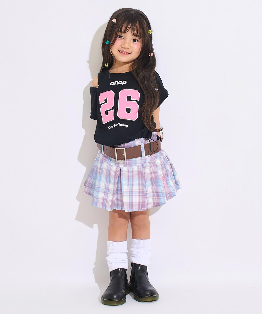 (新色)パープル(110サイズ着用/身長：約107cm)