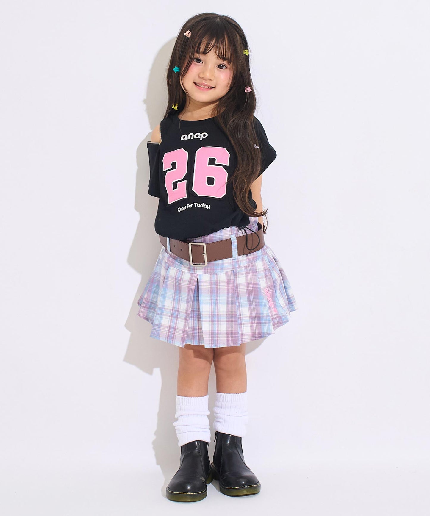 (新色)パープル(110サイズ着用/身長：約107cm)
