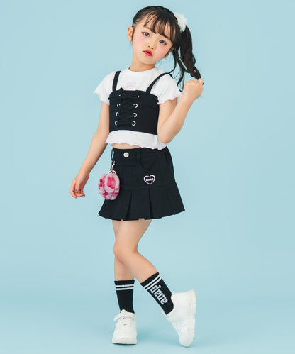 ブラック(110サイズ着用/身長：約113cm)