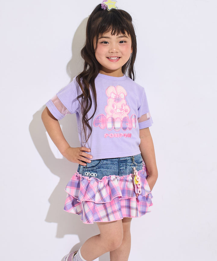 ピンク(110サイズ着用/身長：約107cm)