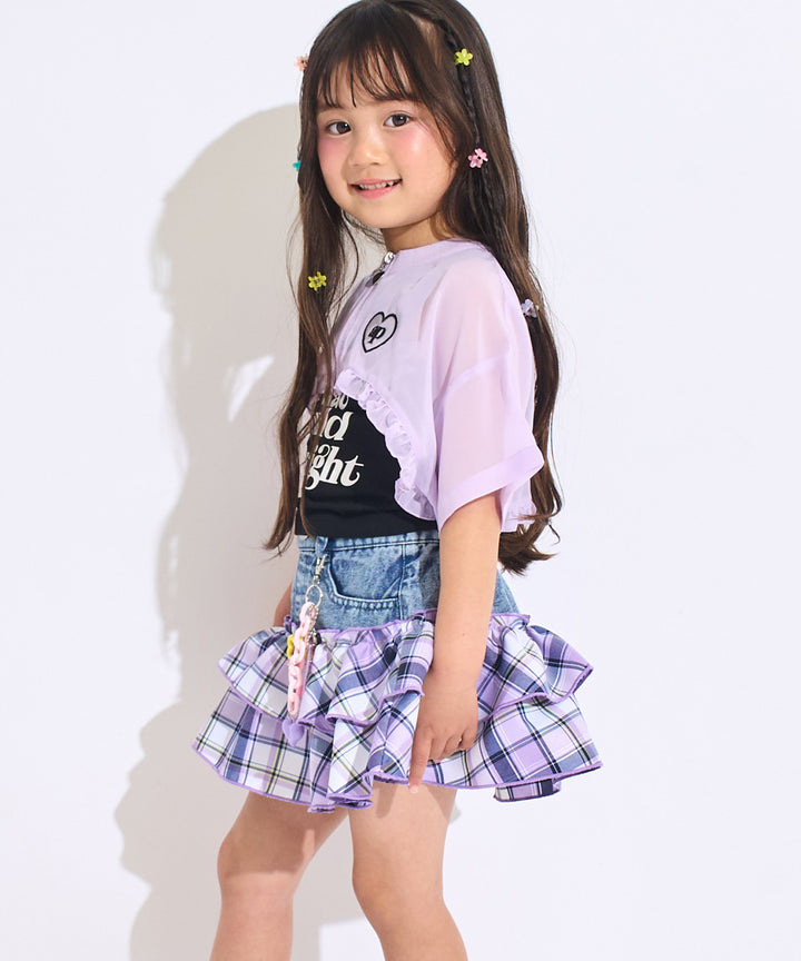 ラベンダー(110サイズ着用/身長：約102cm)