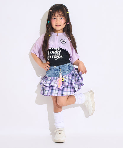 ラベンダー(110サイズ着用/身長：約102cm)
