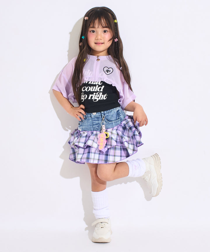 ラベンダー(110サイズ着用/身長：約102cm)