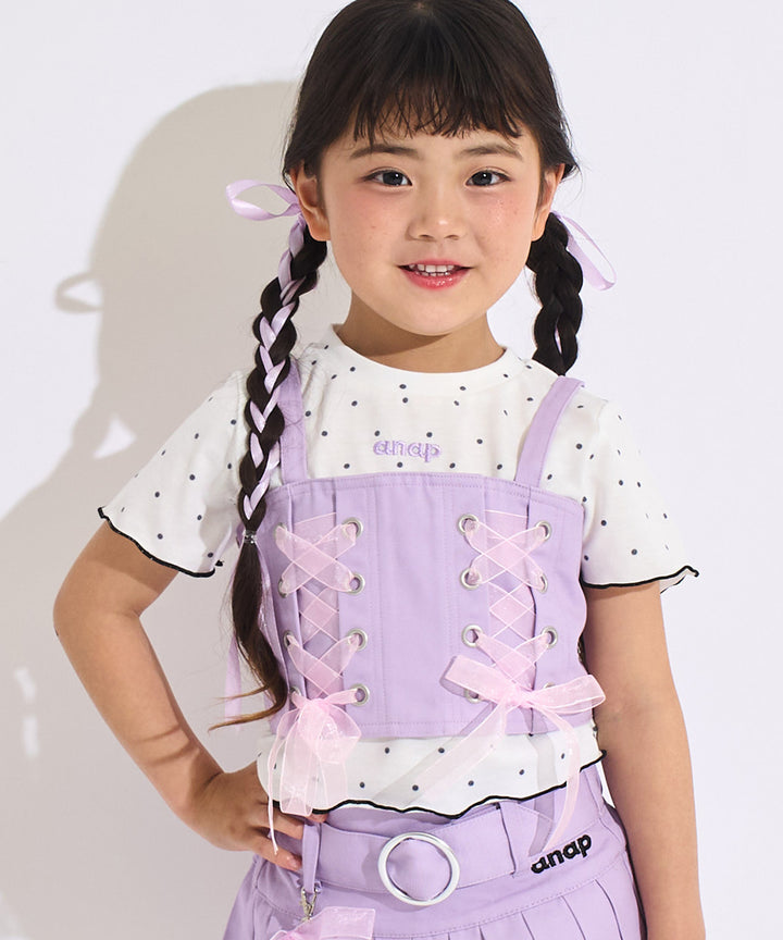 ラベンダー(110サイズ着用/身長：約107cm)