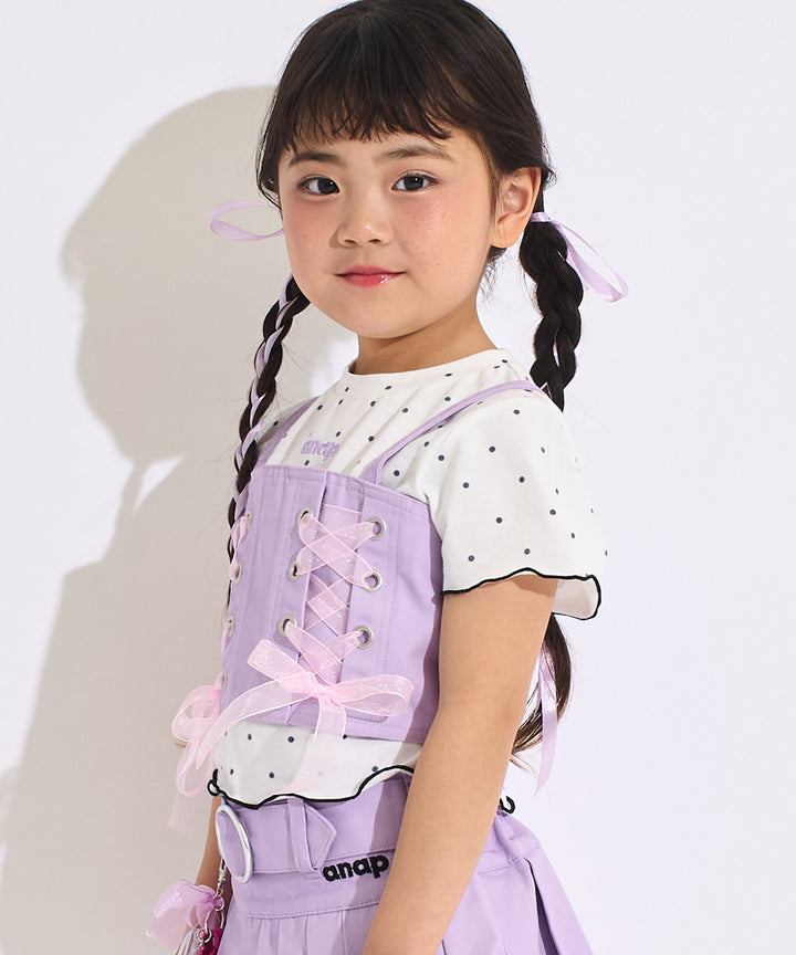 ラベンダー(110サイズ着用/身長：約107cm)