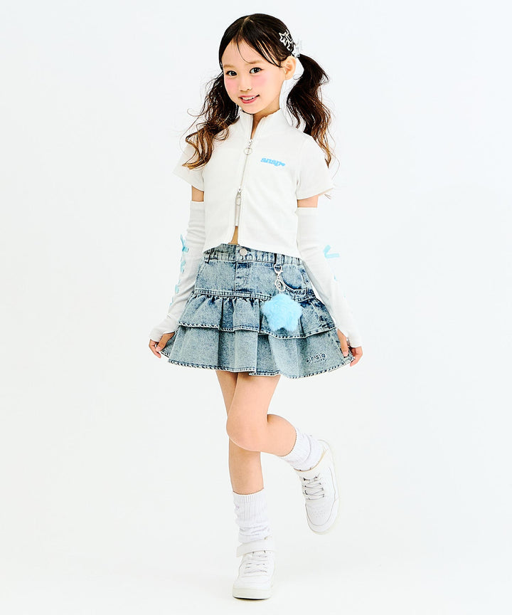ブルー(130サイズ着用/身長：約128cm)