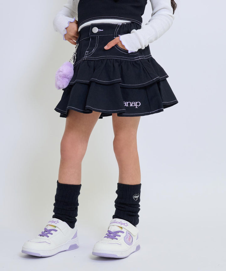 ブラック(120サイズ着用/身長：約110cm)