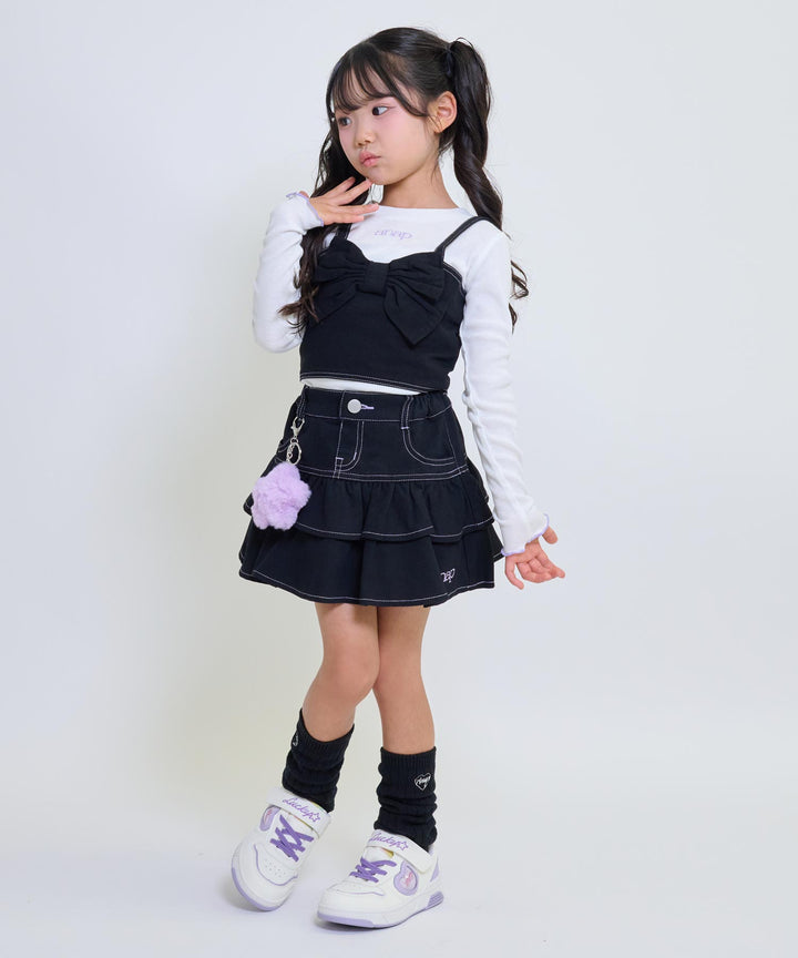 ブラック(120サイズ着用/身長：約110cm)