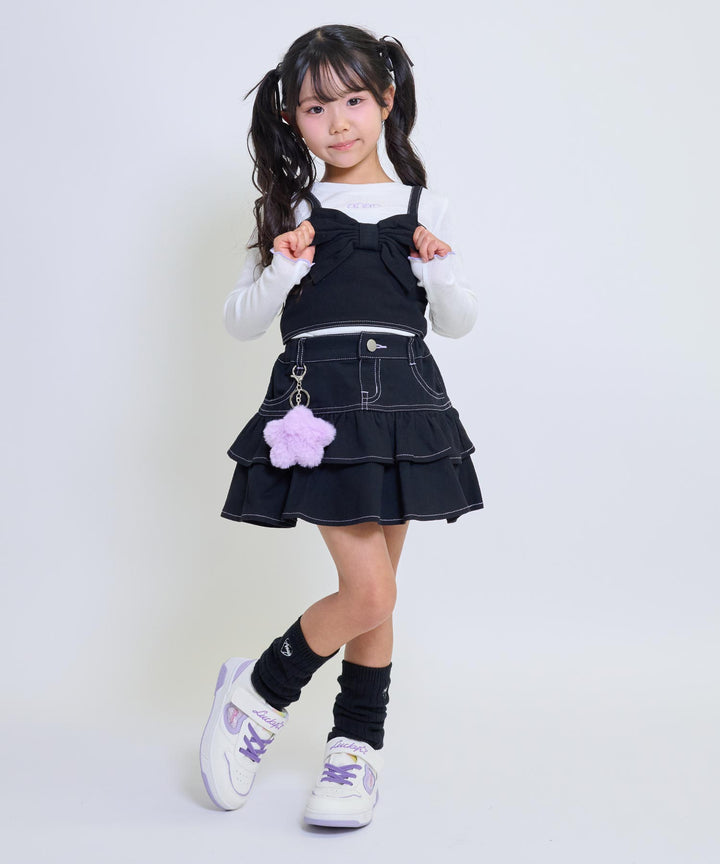 ブラック(120サイズ着用/身長：約110cm)