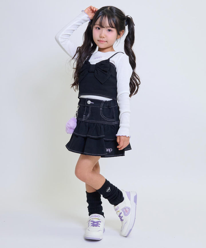 ブラック(120サイズ着用/身長：約110cm)