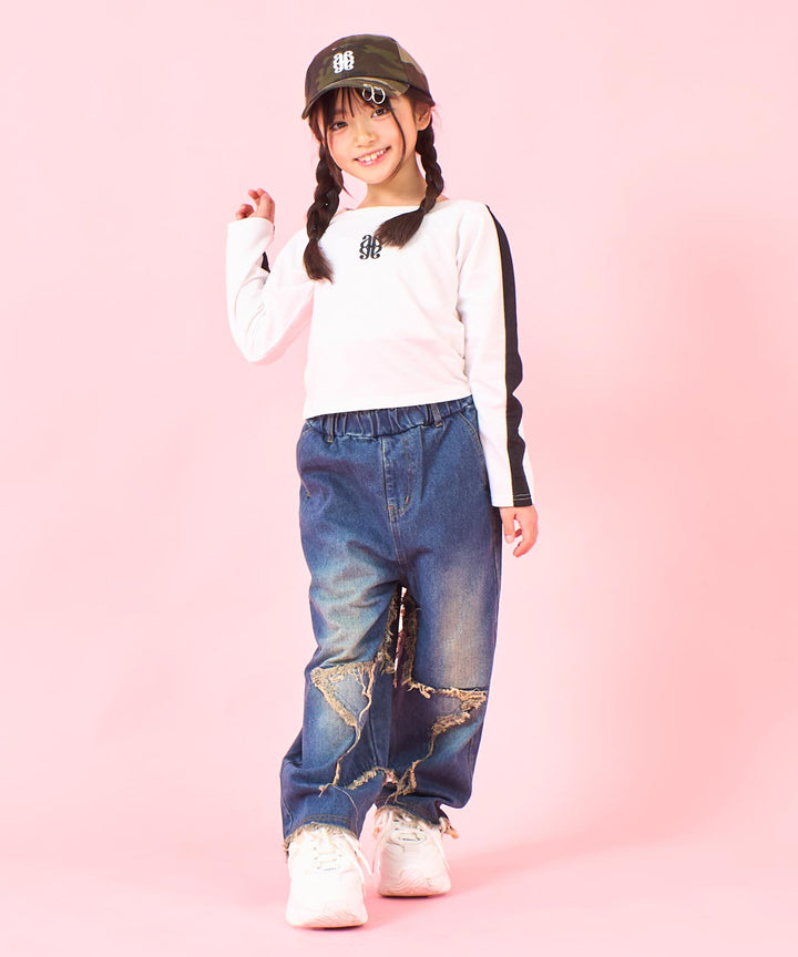 フロント スター デニム パンツ 422-3352
