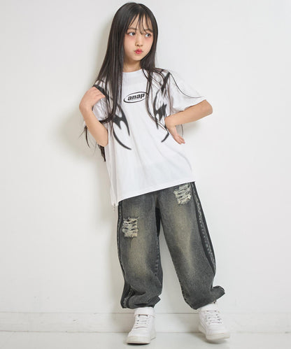 デニム ジョガー パンツ (ジュニアお揃い) 422-3391