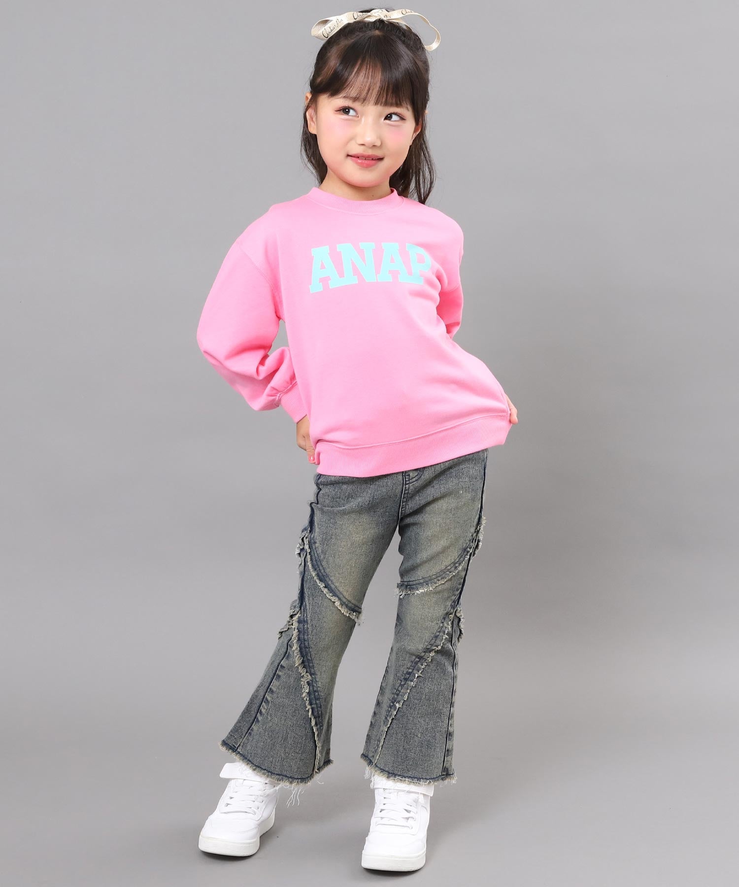 ブルー(110サイズ着用/身長：約115cm)