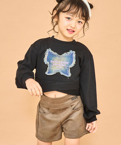 ブラウン(110サイズ着用/身長：約112cm)