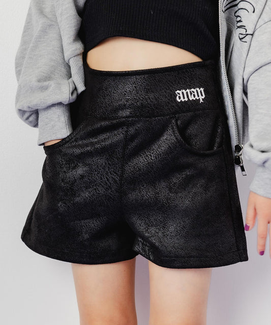 フェイクレザー ショートパンツ 422-3487