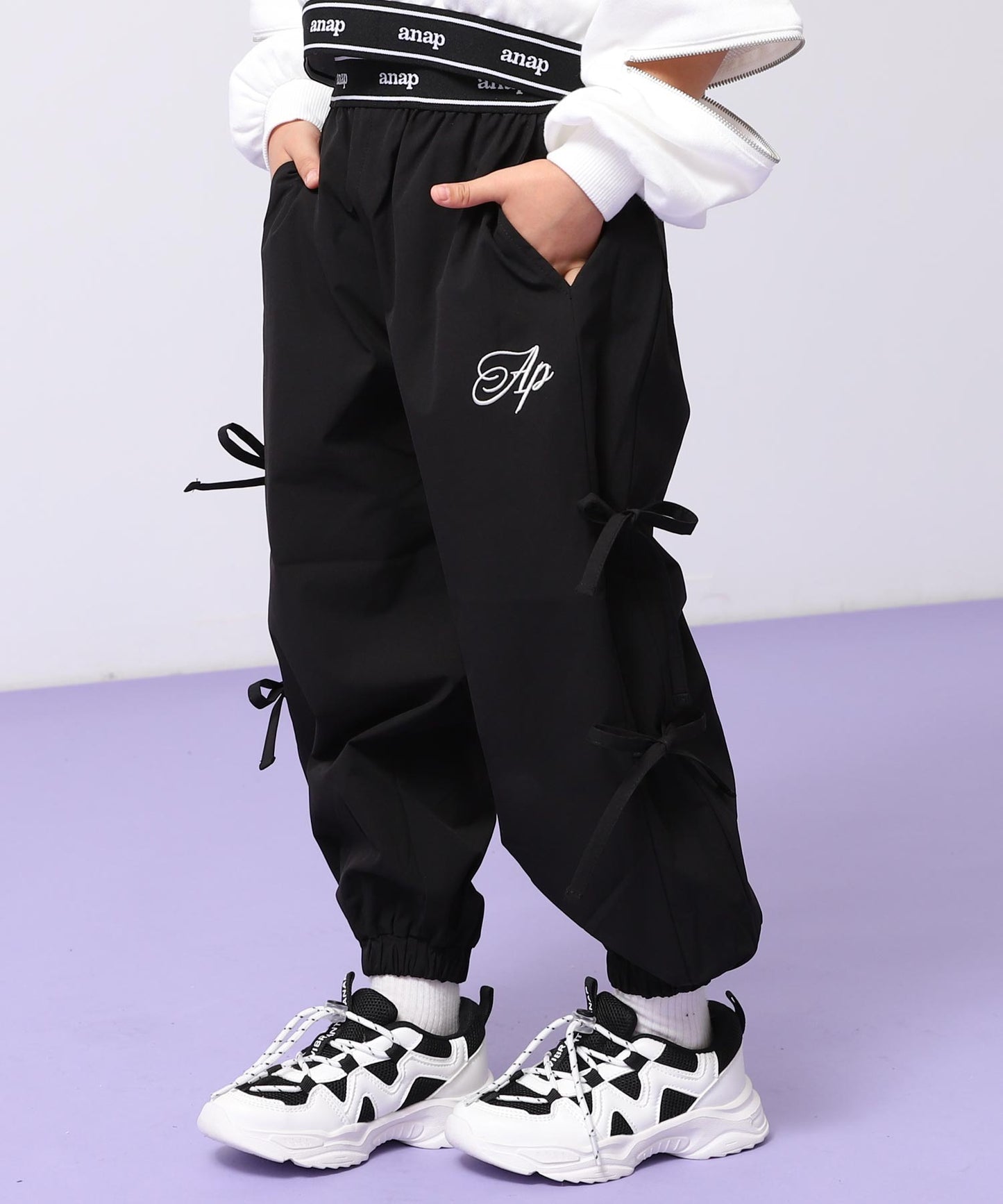 サイドリボン シャカ ジョガーパンツ 422-3505