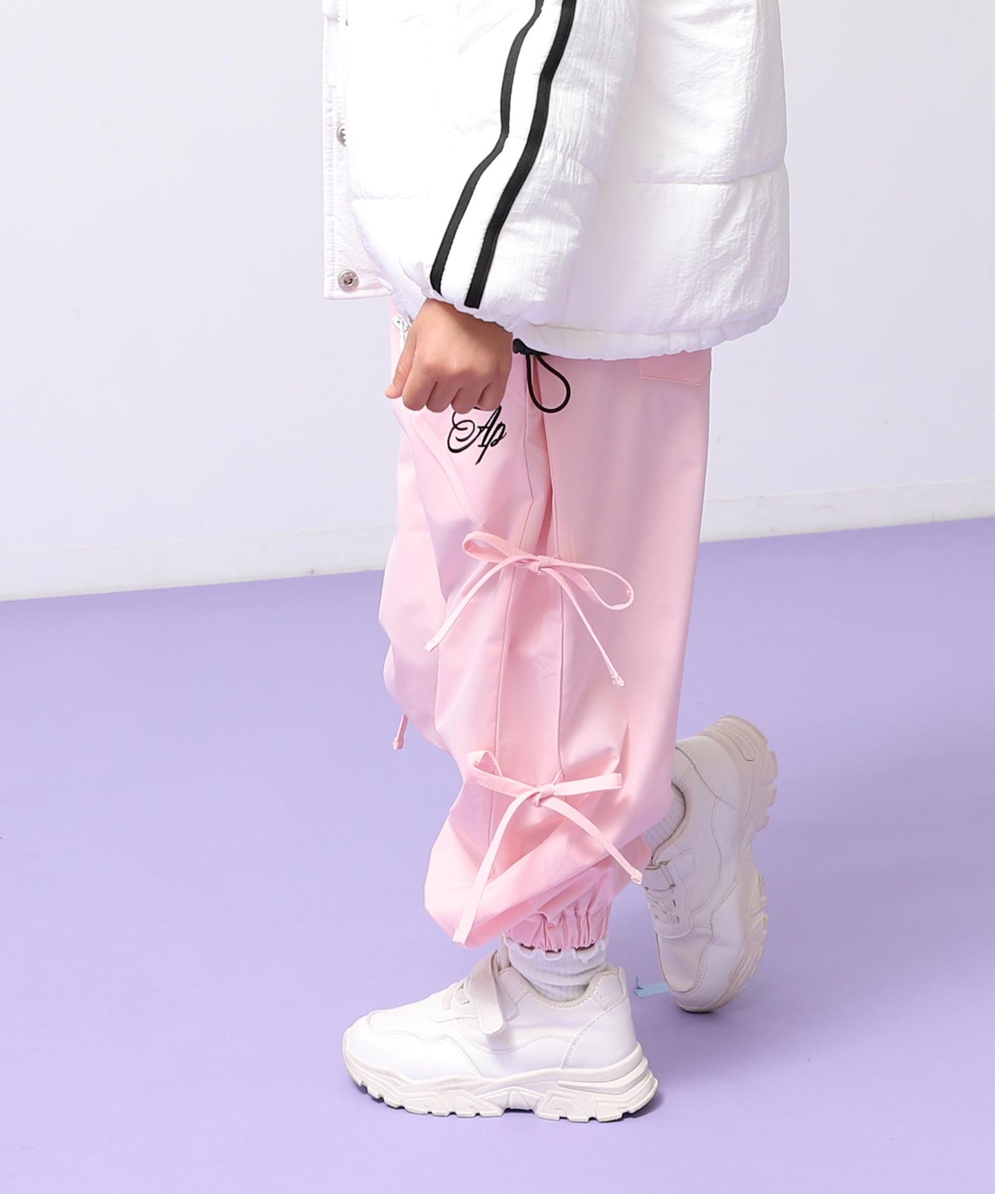 サイドリボン シャカ ジョガーパンツ 422-3505