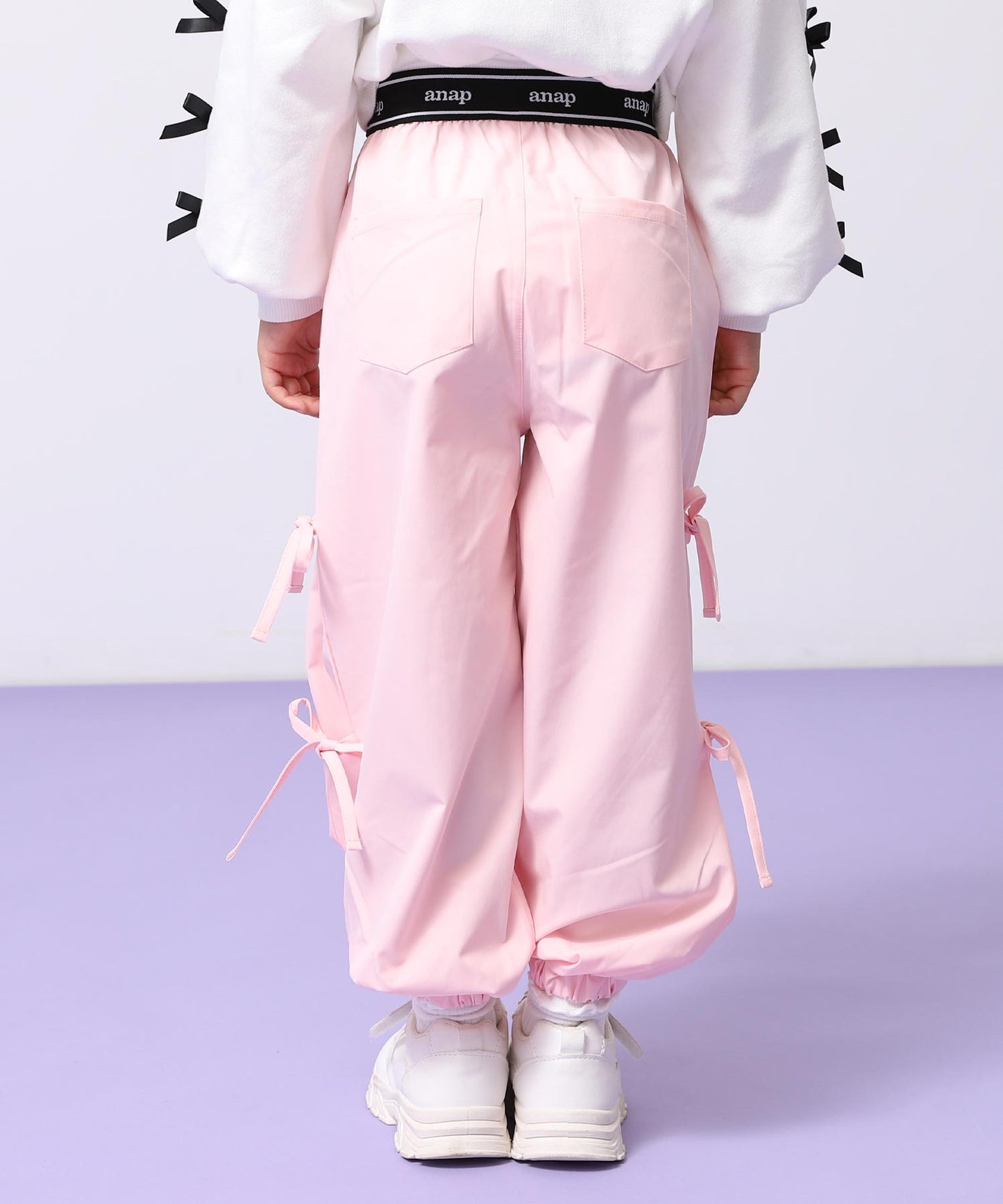 サイドリボン シャカ ジョガーパンツ 422-3505