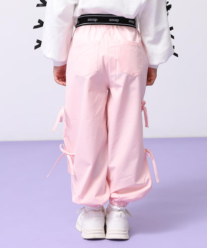 サイドリボン シャカ ジョガーパンツ 422-3505