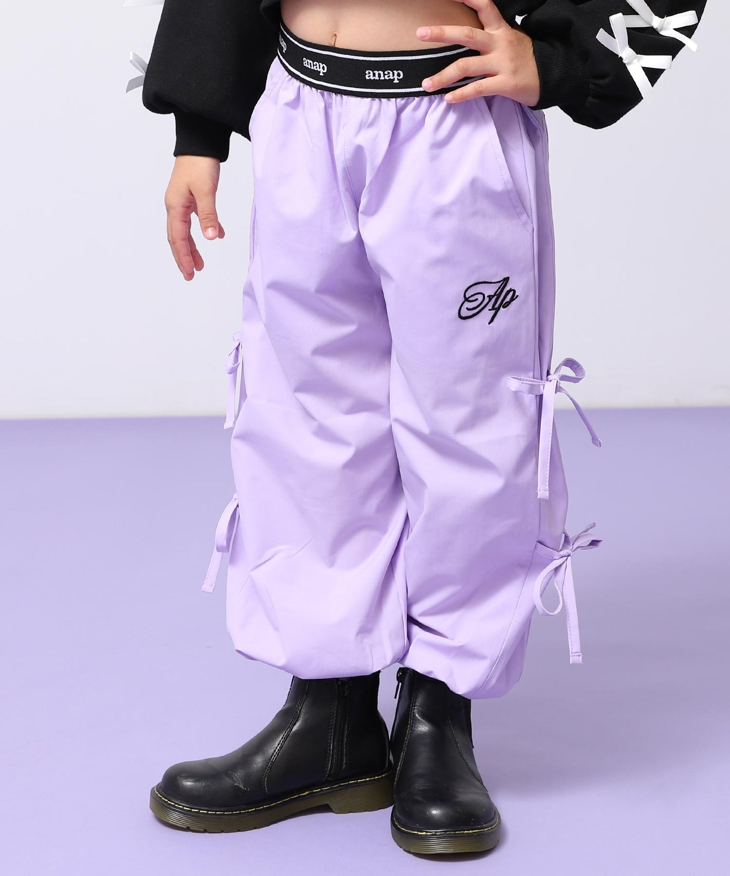 サイドリボン シャカ ジョガーパンツ 422-3505