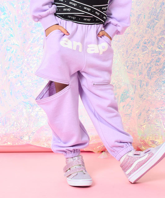 サイドジップ スウェット パンツ 【別売りセットアップ】 422-3524