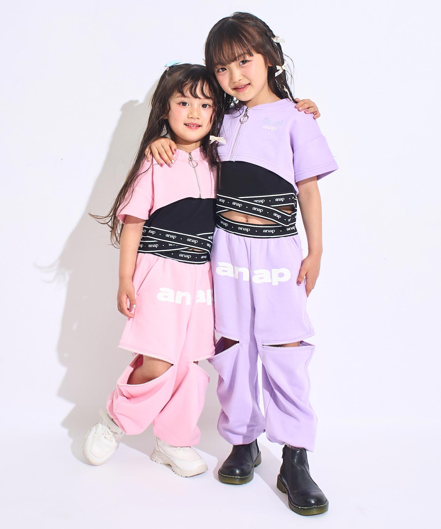 サイドジップ スウェット パンツ 【別売りセットアップ】 422-3524