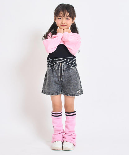 ブラック(110サイズ着用/身長：約113cm)