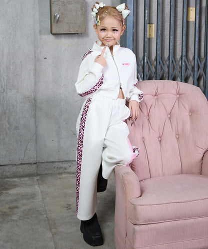 ヒョウ柄 ライン ジャージ パンツ（別売りセットアップ） 422-3538