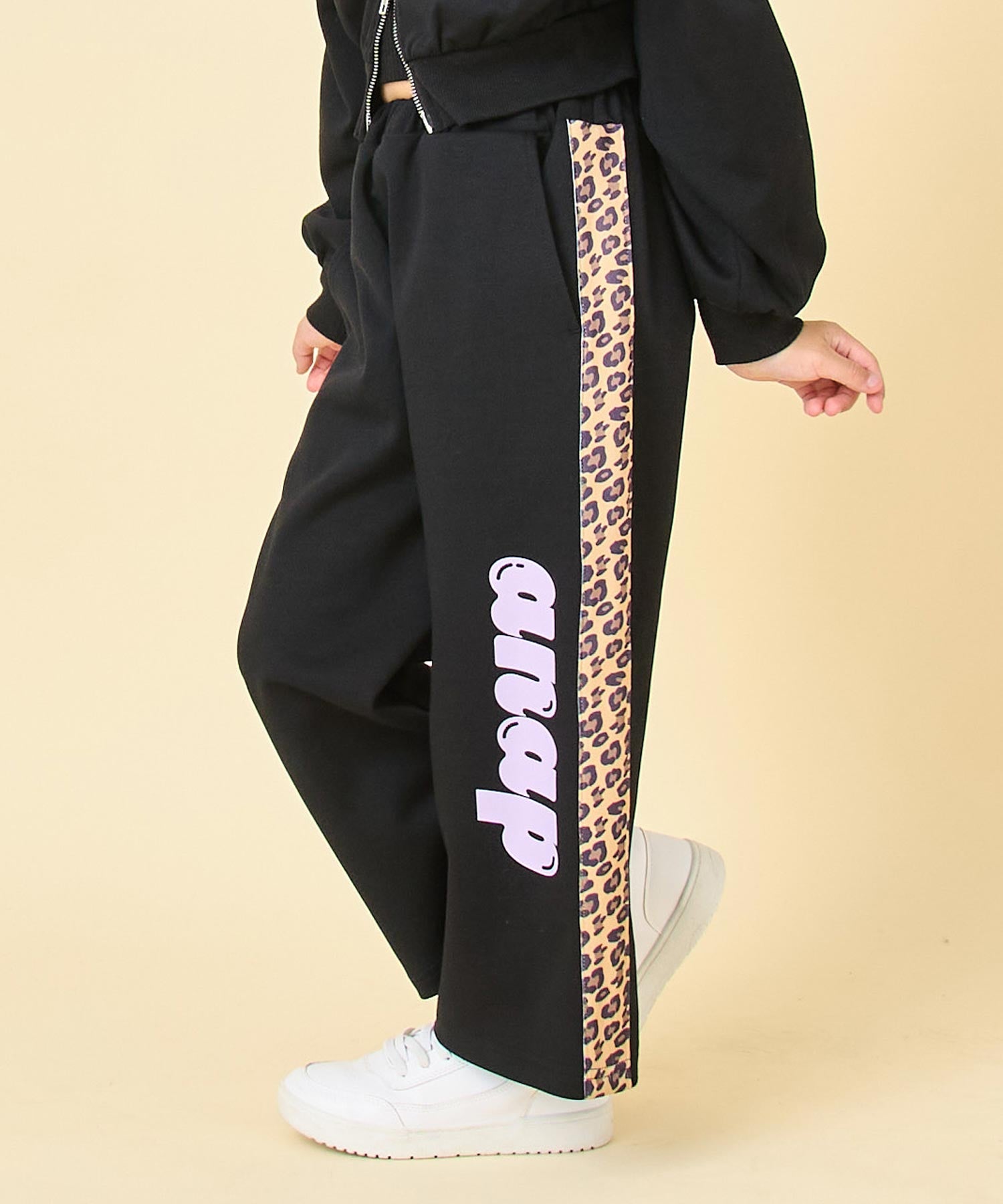 ヒョウ柄 ライン ジャージ パンツ（別売りセットアップ） 422-3538