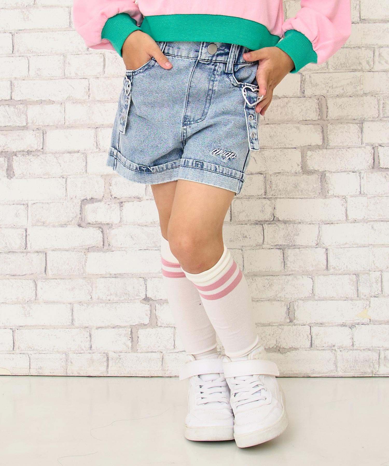 ブルー(110サイズ着用/身長：約115cm)