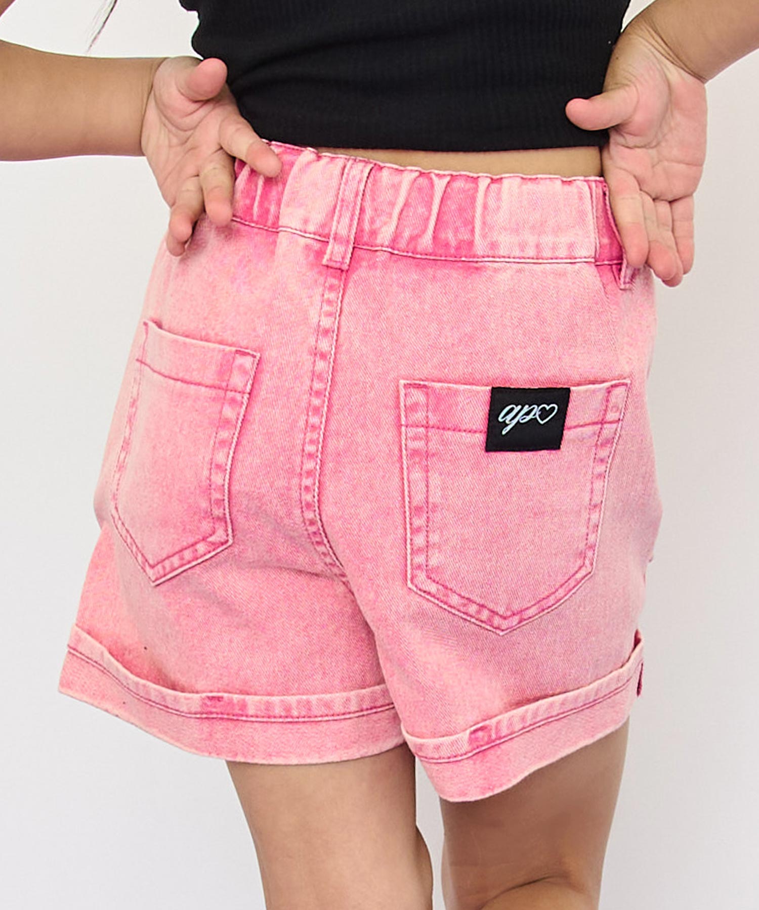 ハートバックル デニム ショート パンツ 422-3550 – ANAP オンライン