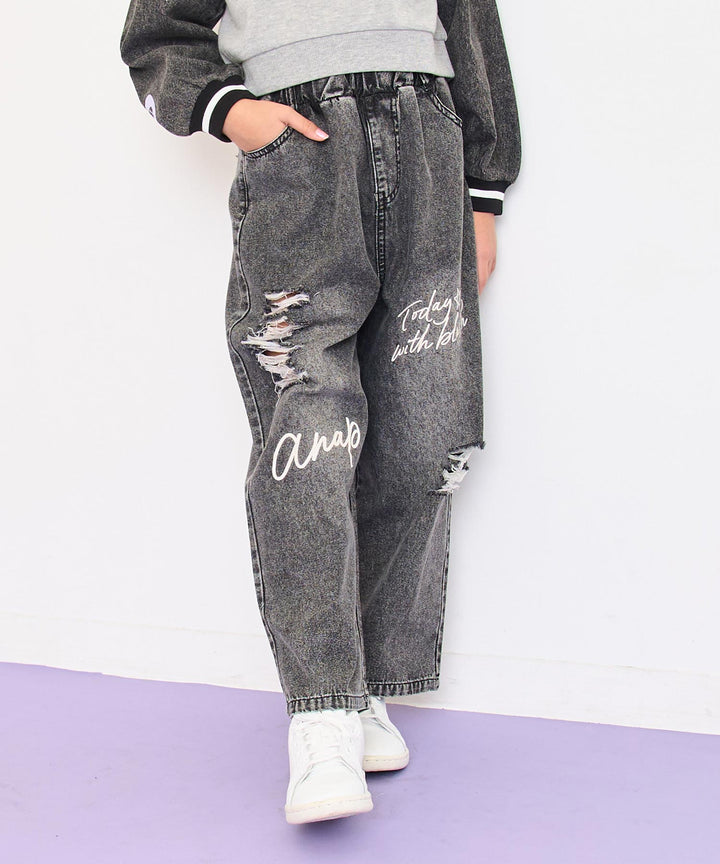 ブラック(120サイズ着用/身長：約128cm)