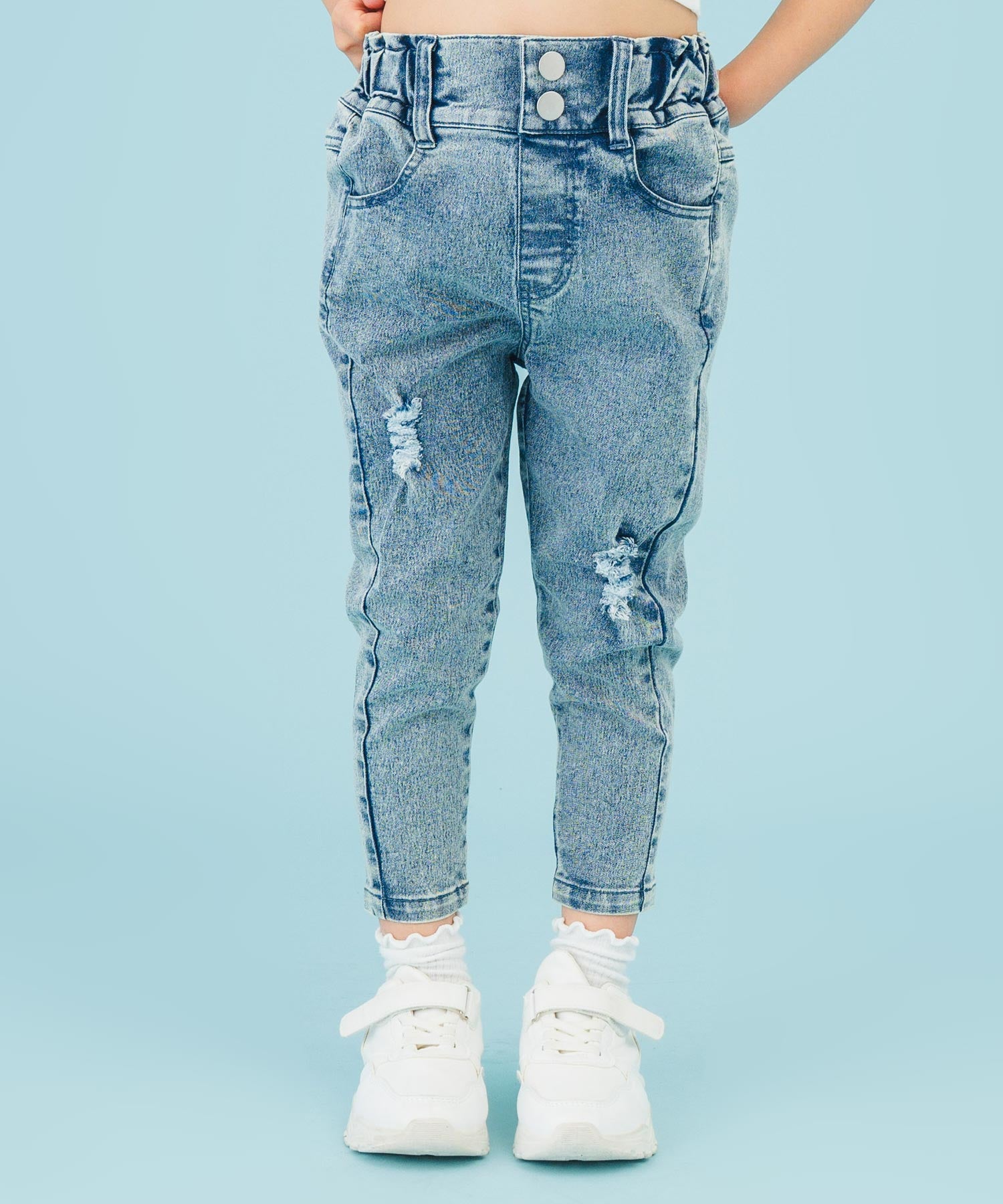 ブルー(110サイズ着用/身長：約113cm)