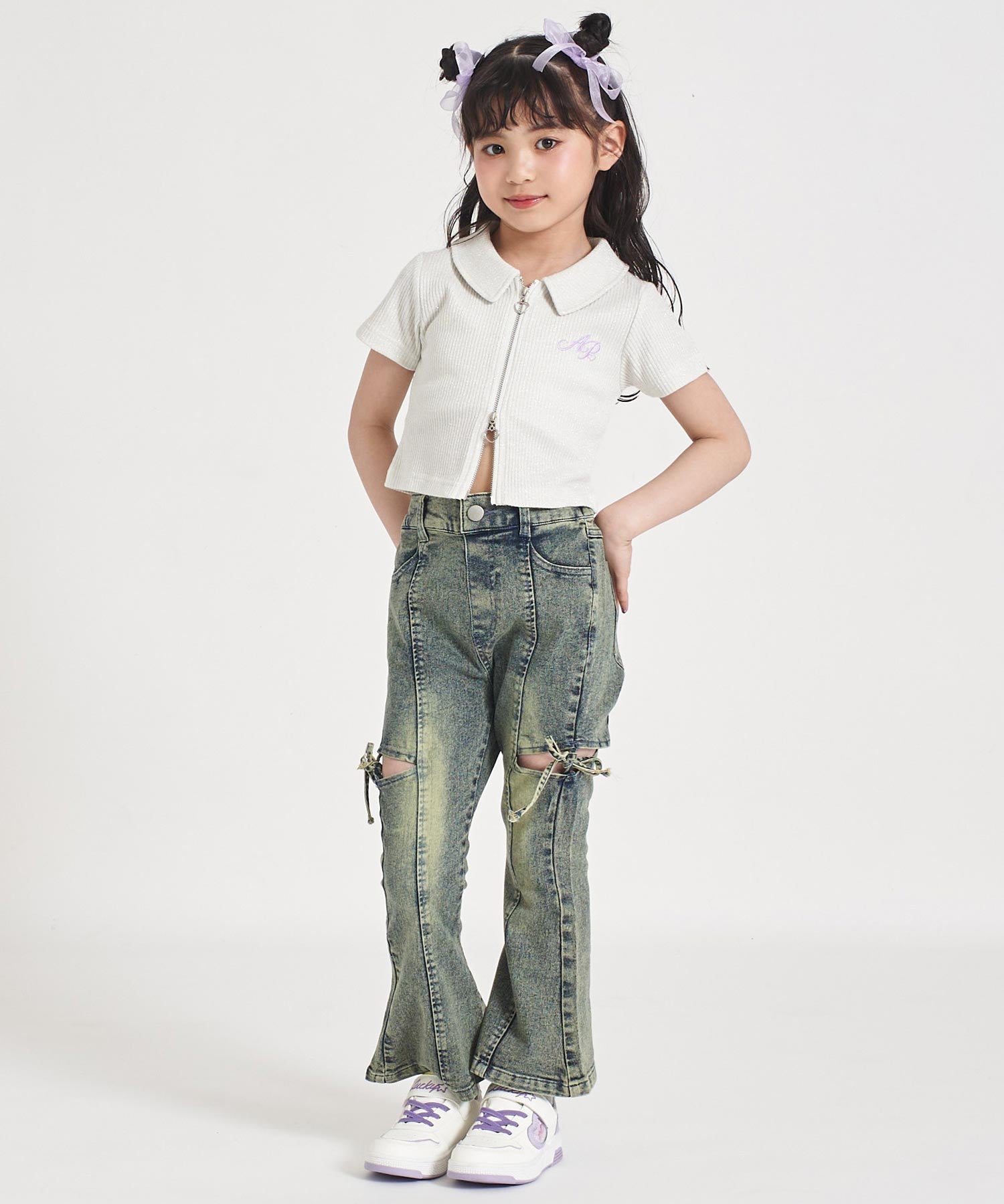 ブルー(120サイズ着用/身長：約123cm)